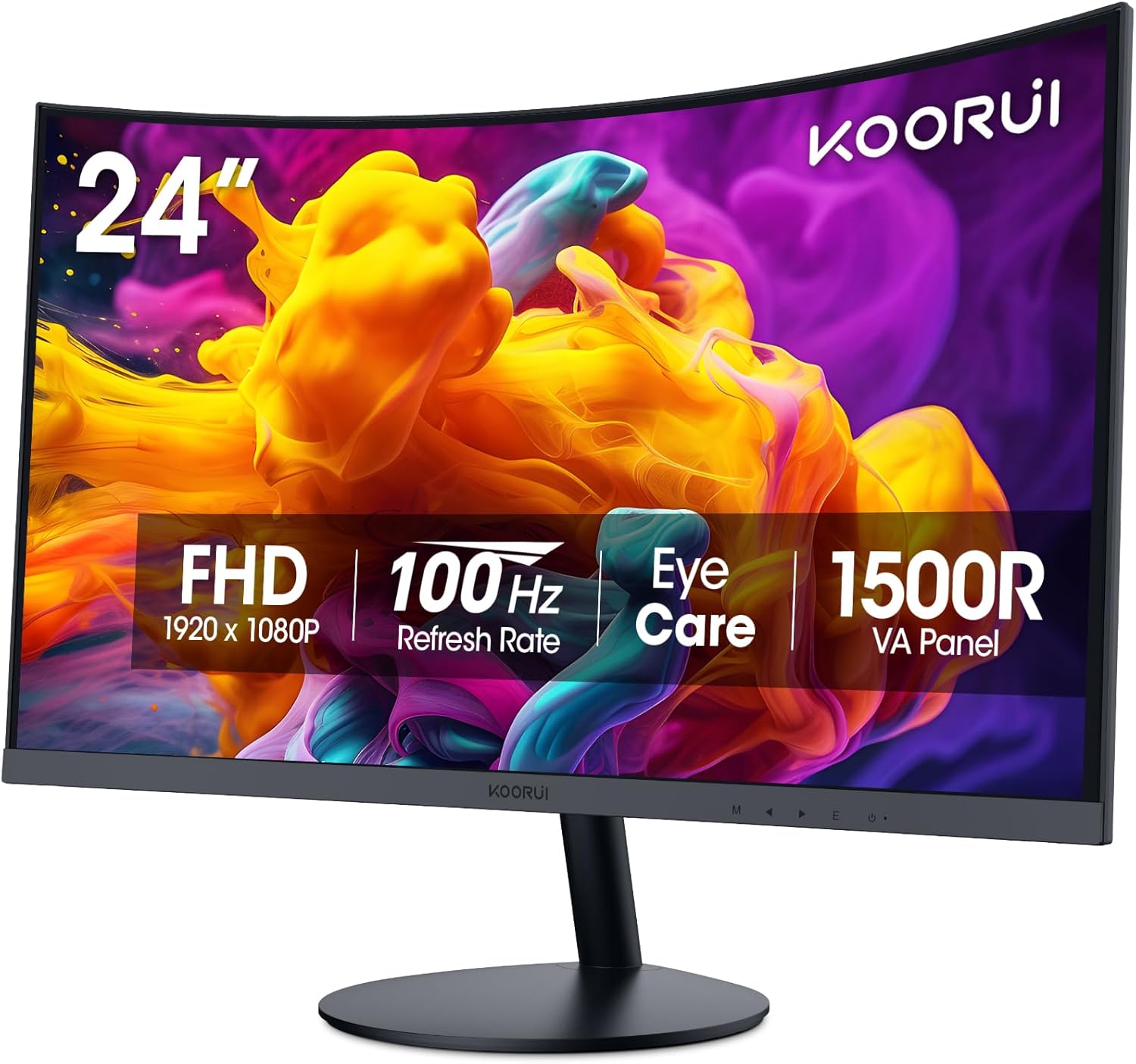 KOORUI 24 INCH CURVED MONITOR